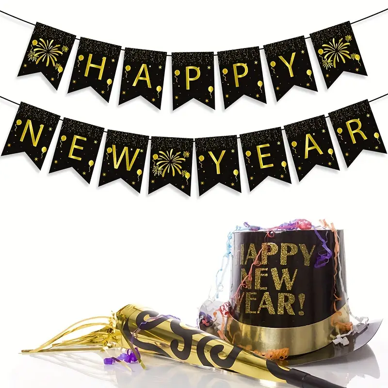 1pc 2024 Silvester Party Dekoration Topper yyth2